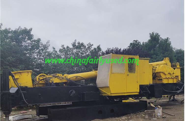 Long screw pile rig