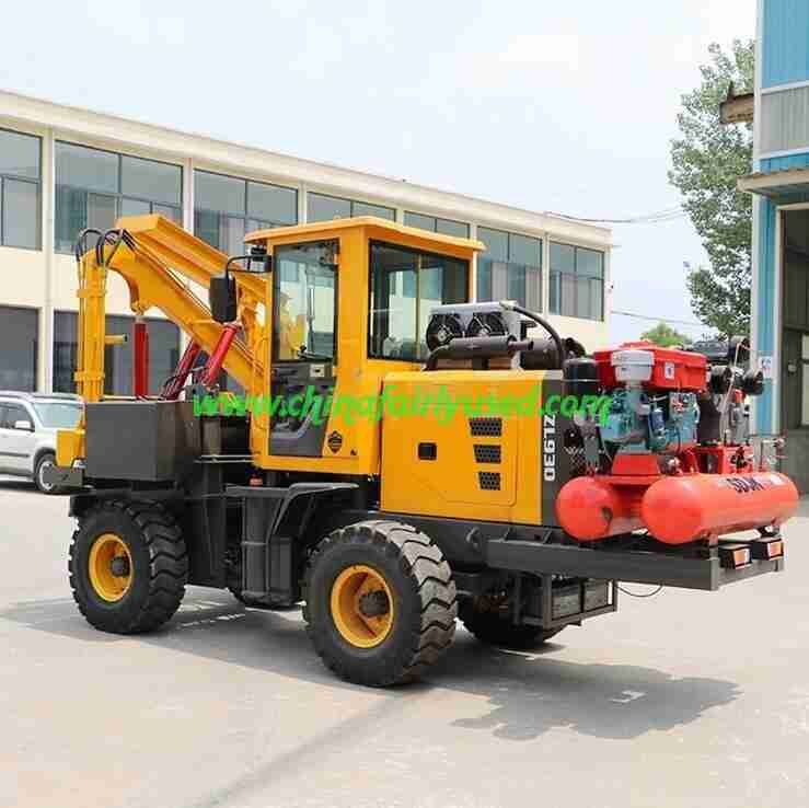 guardrail pile driver guardrail pile driver