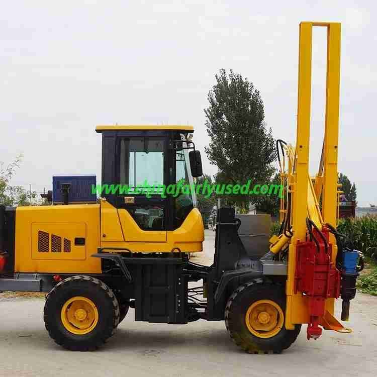 guardrail pile driver guardrail pile driver