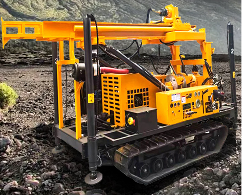 HYDRAULIC WATER WELL DRILLING RIG