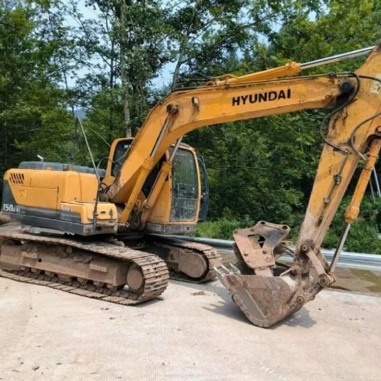 Used excavator