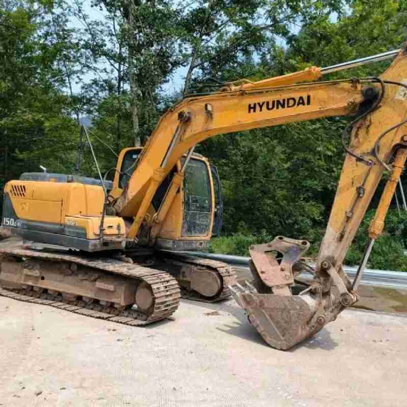Used excavator