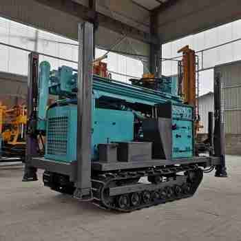200m Used Hydraulic DTH Crawler Mounted Water Drill