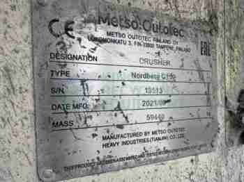 Used Metso Nordberg C150 Jaw Crusher