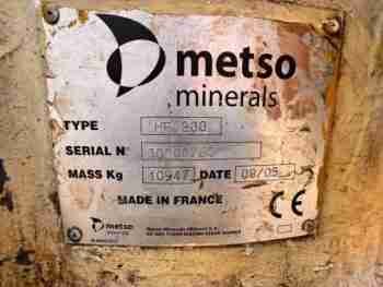 Used Metso Nordberg HP200 Cone Crusher