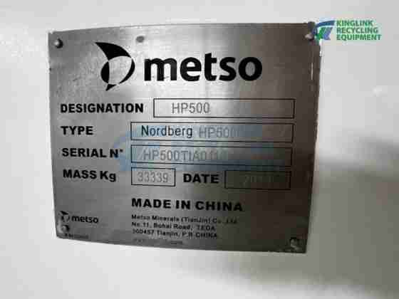 Used Metso Nordberg HP500 Cone Crusher for sale