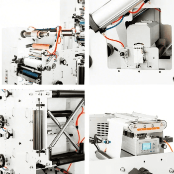Used 4 Color Offset Flexo Roll Printing Machine for Sale3 new