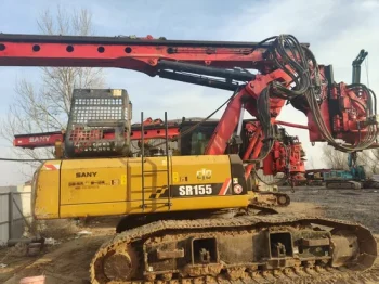 Used SANY SR155C Rotary Drilling Rig Machine for Sale3