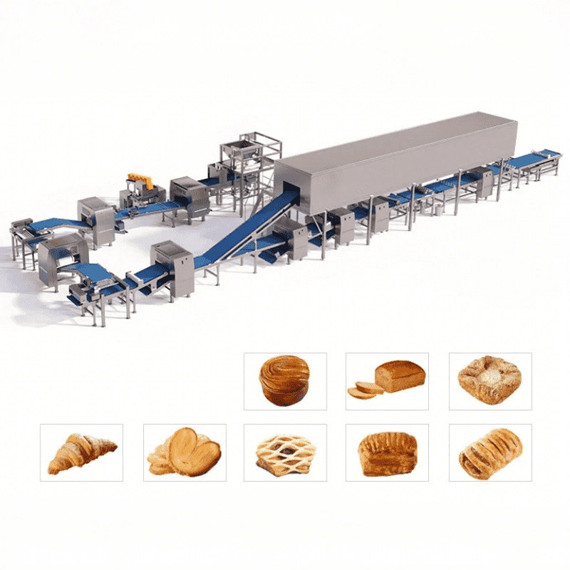 Used U 1608 Puff Pastry Lamination Line for Sale9