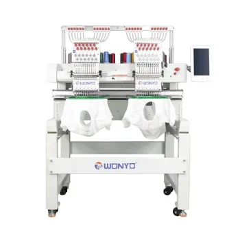 Used WYQ902 2 Head Embroidery Machines for Sale