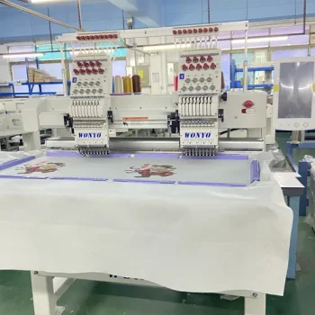 Used WYQ902 2 Head Embroidery Machines for Sale 4