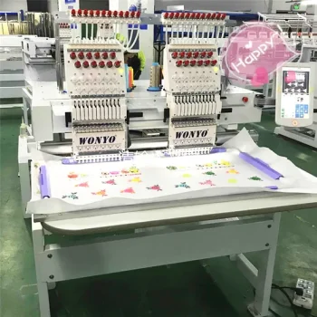 Used WYQ902 2 Head Embroidery Machines for Sale 5