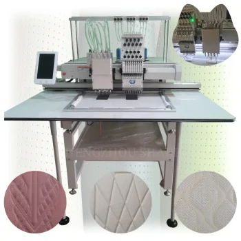 Used CNC Leather Punching Embroidery Machine for Sale