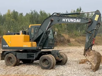 Used Hyundai R140W 7 Wheeled Excavator for Sale2
