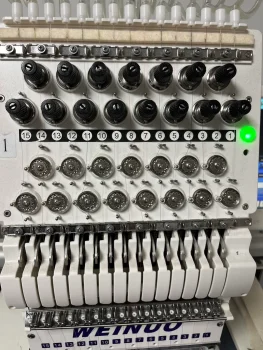 Used WEINUO 15 Needles Embroidery Machine for Sale2