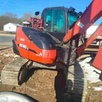 Used Kubota KX185 3 Crawler Excavator for Sale6