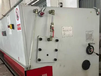 Used JH QC12K 10×2500 CNC Swing Beam Shering for Sale4