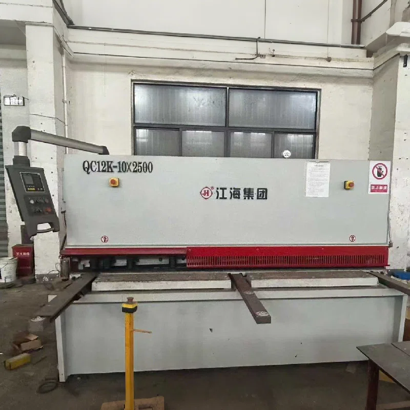 Used JH QC12K 10×2500 CNC Swing Beam Shering for Sale999