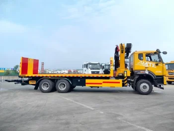 Used Sinotruk Howo 12Tons Knuckle Boom Crane for Sale