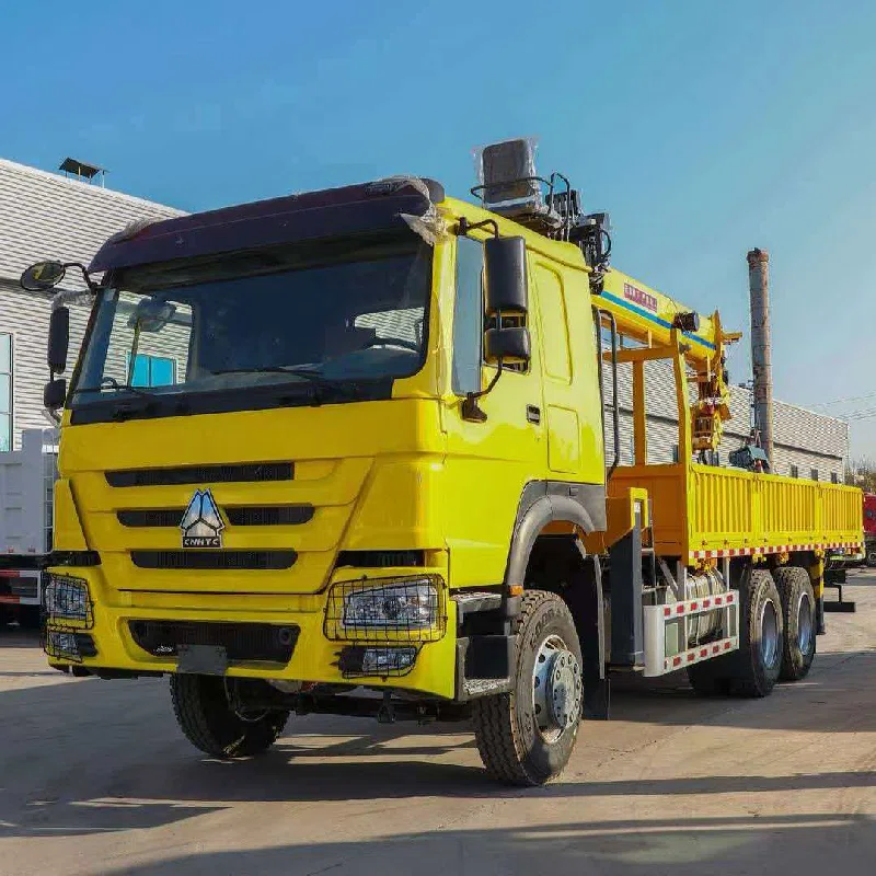 Used Sinotruk Howo 12tons Stick boom crane for Sale999