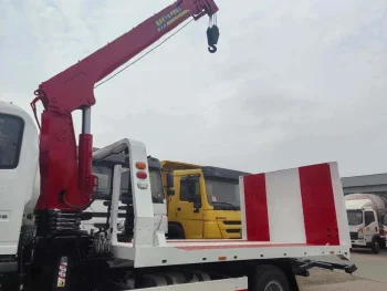 Used Sinotruk Howo Euri 3series Stick boom crane for Sale1
