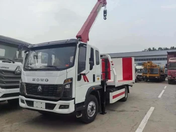Used Sinotruk Howo Euri 3series Stick boom crane for Sale4