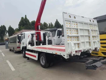 Used Sinotruk Howo Euri 3series Stick boom crane for Sale6