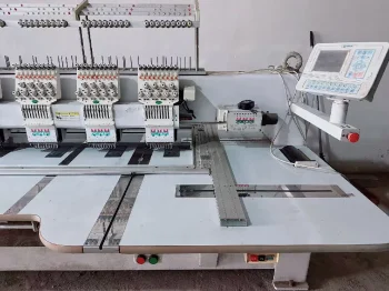 Used FEIYA 9 Head 500680 Embroidery Machine for Sale