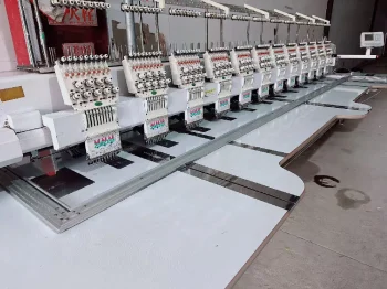 Used FEIYA 9 Head 500680 Embroidery Machine for Sale3
