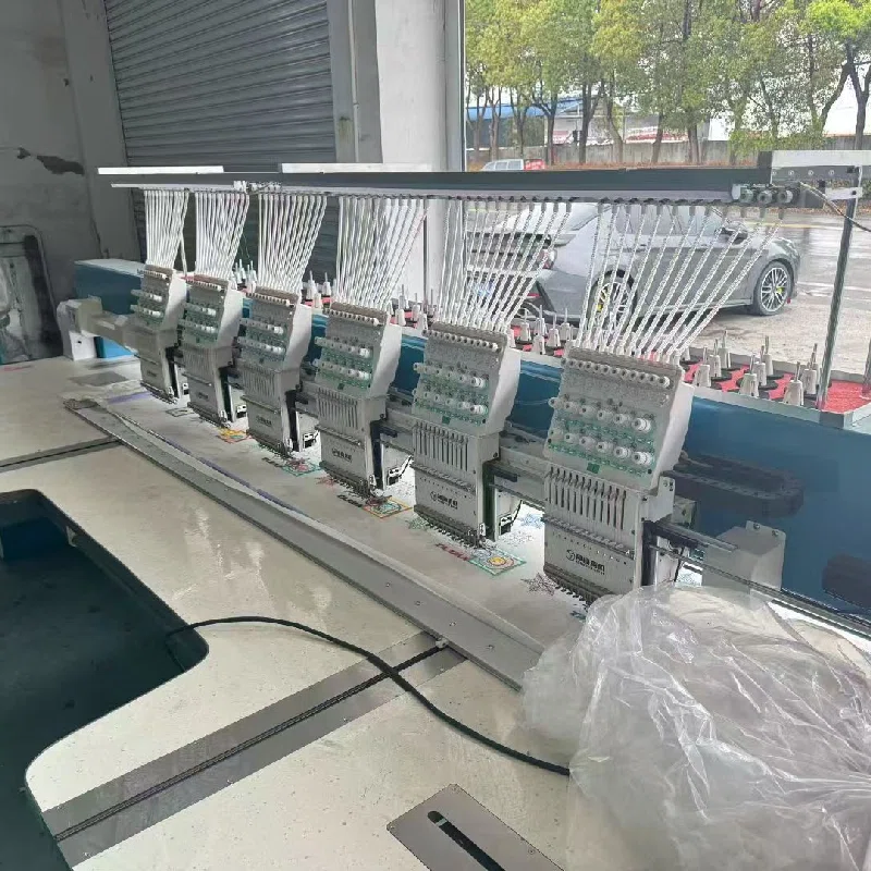 Used Feitian Shenyun 12 Needles Embroidery Machine for Sale999