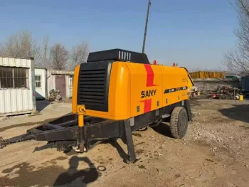 Used SANY HBT6006A 5 Trailer Concrete Pump for Sale