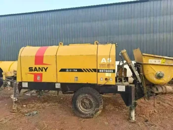 Used SANY HBT6006A 5 Trailer Concrete Pump for Sale3