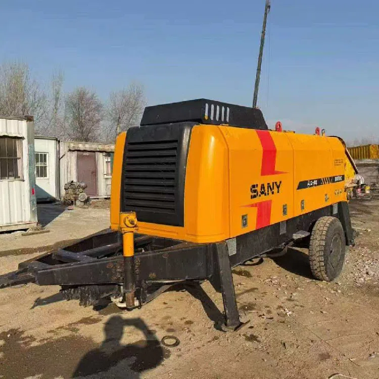 Used SANY HBT6006A 5 Trailer Concrete Pump for Sale999