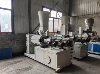 Used 65 Conical Twin screw PVC Extruder for Sale