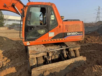 Used Doosan DH150W 7 Wheel Excavator for Sale2