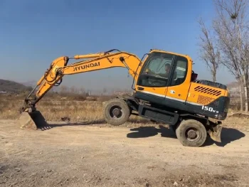 Used Hyundai R150W 9 Wheel Excavator for Sale2