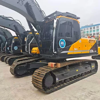 Used Hyundai R220LC 9S 22.25 Ton Crawler Excavator for Sale3