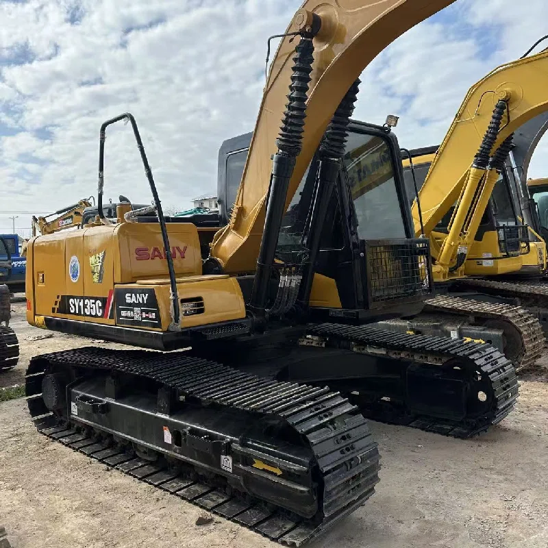 Used SANY SY135C 13.5 Ton Crawler Excavator for Sale999