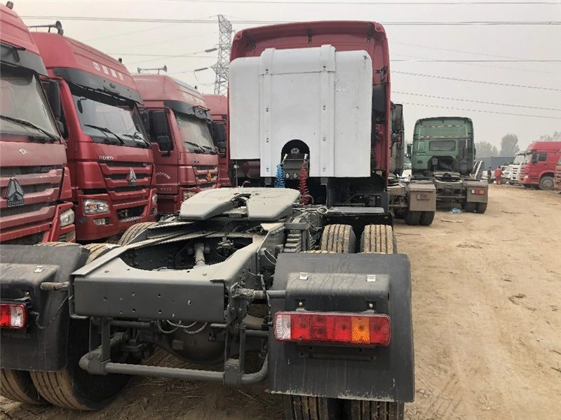 Hot Sales HOWO Used CNG Truck 420HP CNG Trailer Head 10 Tyres CNG Tractor Head 6X4 Truck for Uzbekistan Market