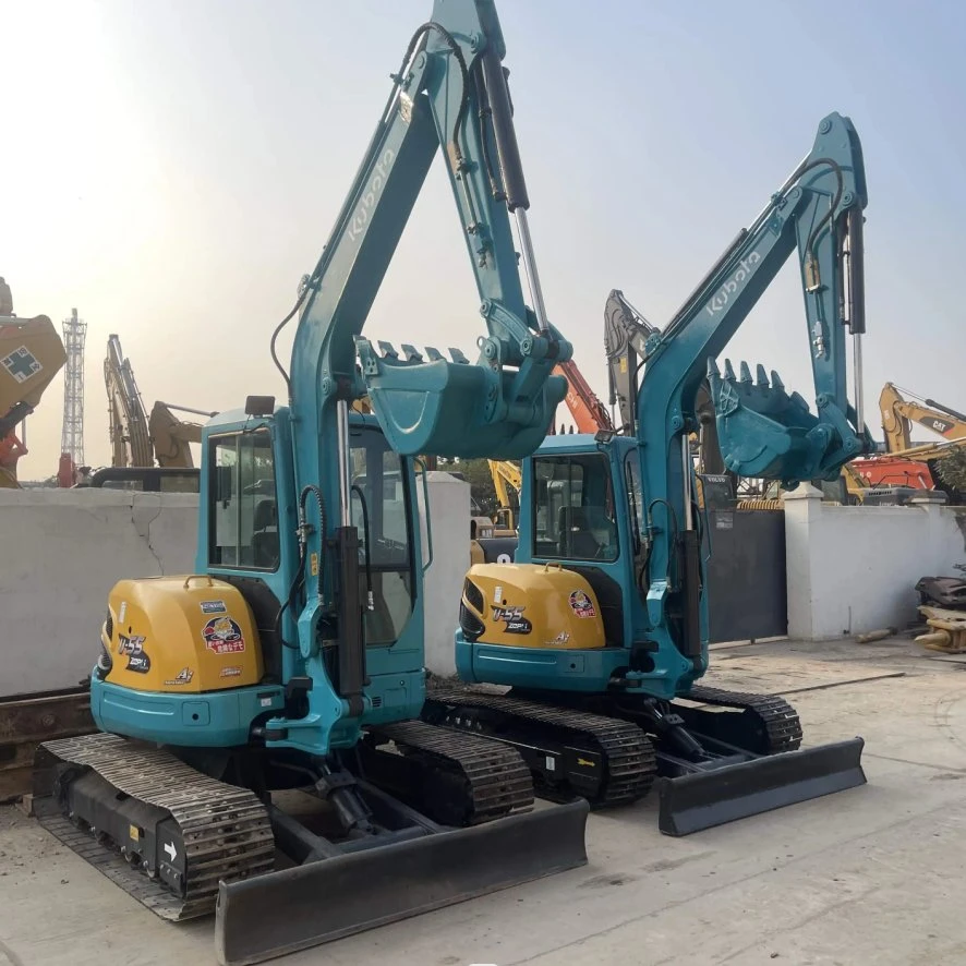 Factory Free Shipping Mini Excavator CE/EPA Kubota Digger 3.5ton 2.5 Ton 2 Ton 3 Ton Small Excavadora Used Digger