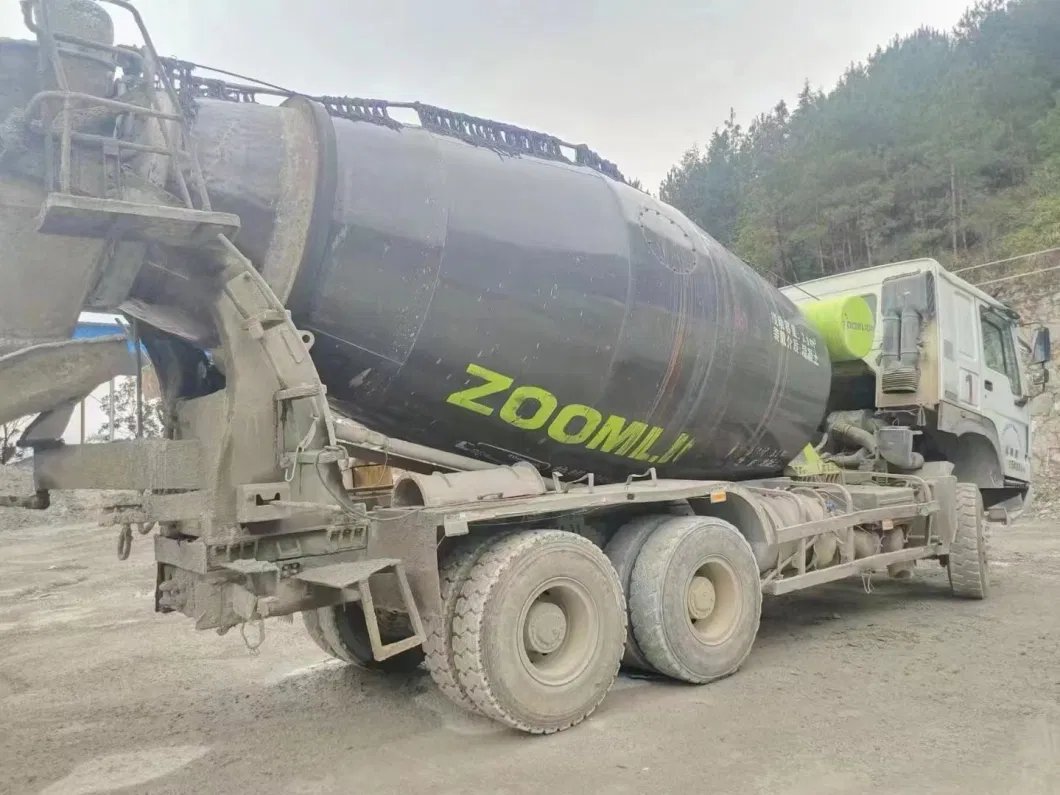 2017 Zoomlion HOWO 12cbm Used Concrete-Mixer Truck Concrete Mixing Plant