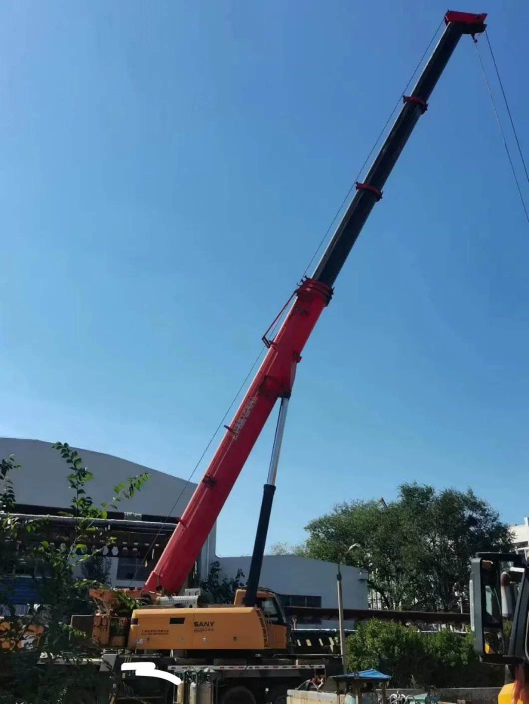 2013 Mobile Crane 100ton Construction Machinery Used Hane Tower Crane
