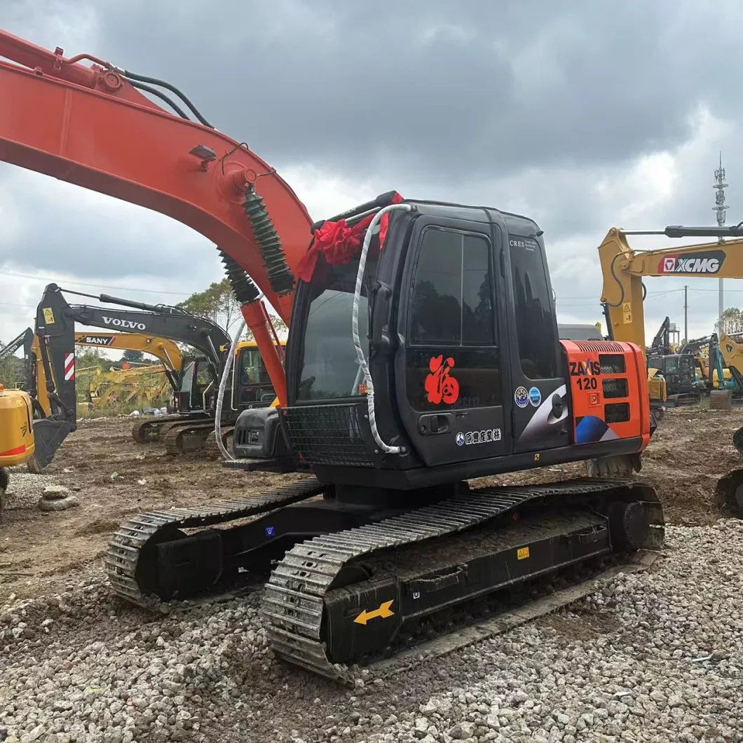 Good Condition, Good Price, Small Used Excavator Hitachi 120 Durable and Reliable for Sale