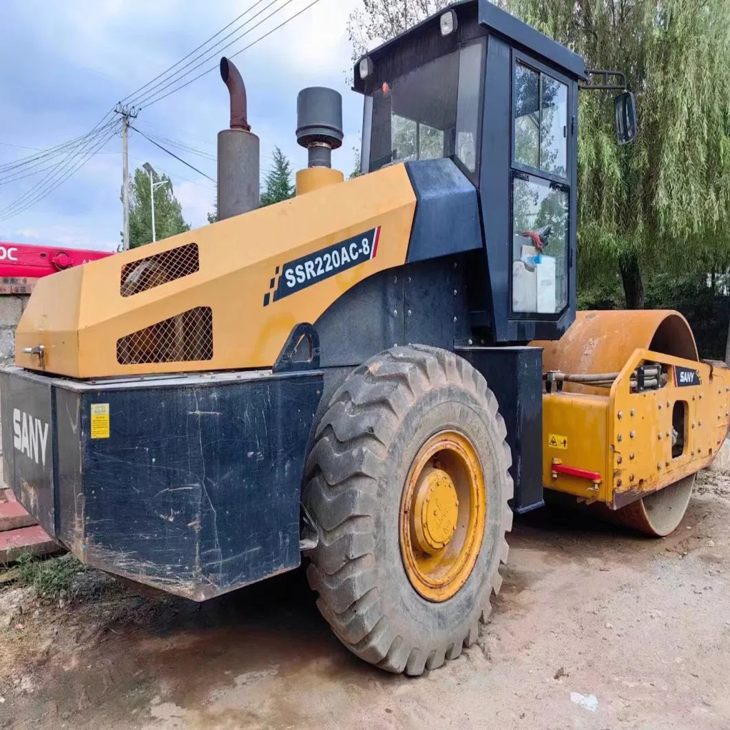 22 Tons Used Sany Roller Second Hand Road Rollers for Mining Construction