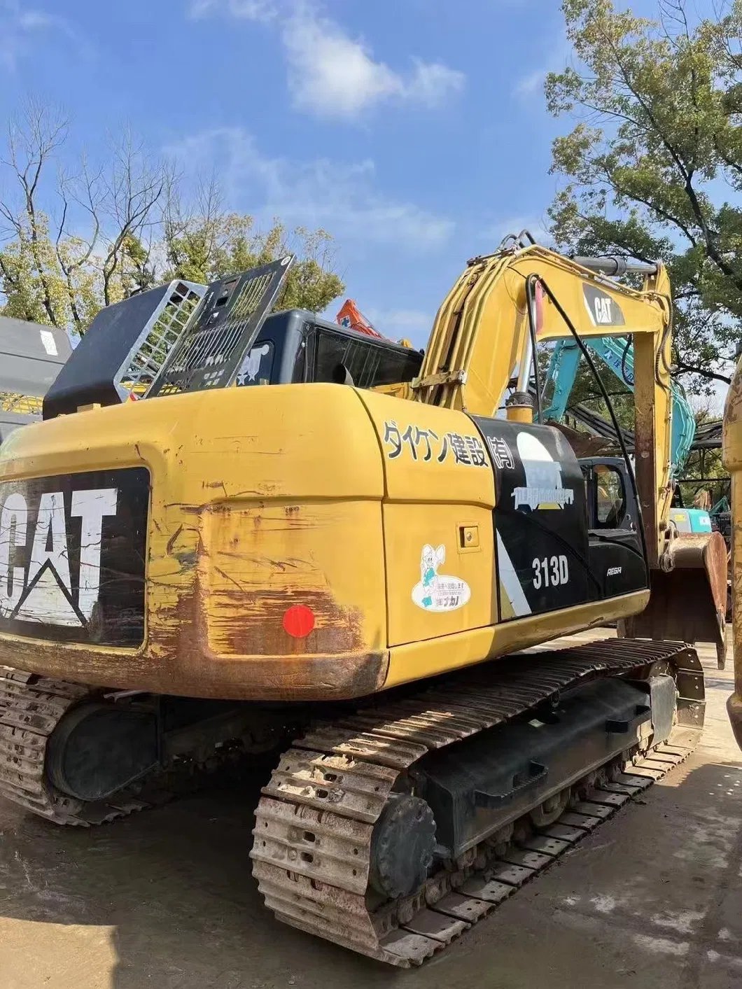 Second-Hand Construction Machinery Crawler Excavator Cat313 Large Used Excavator