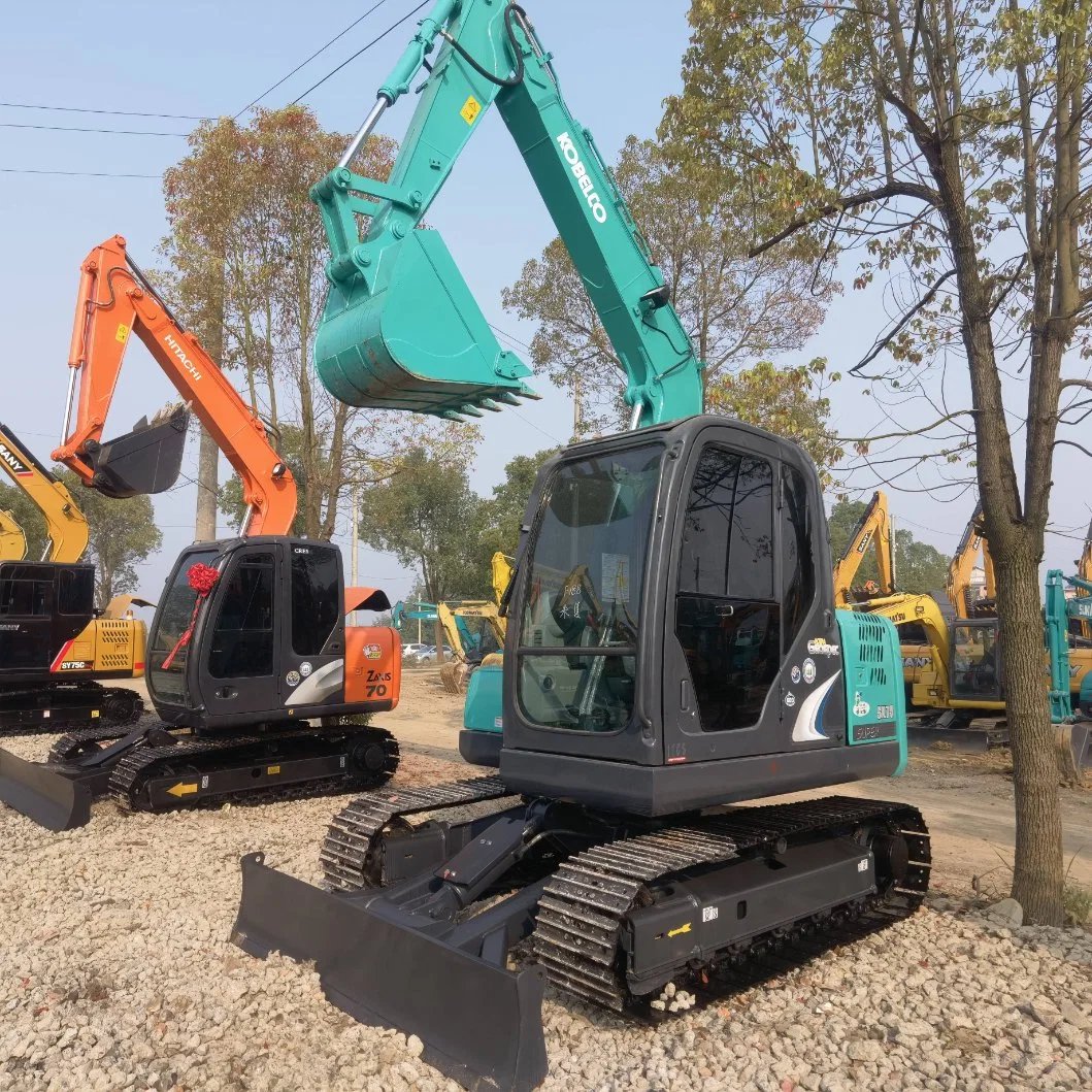 Kobelco 75 Used Excavator Mini Used Excavator for Garden Use
