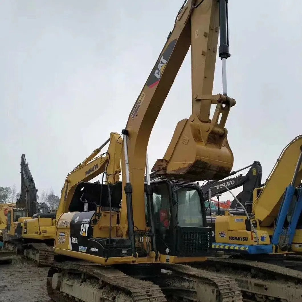 Second-Hand Cat318 Construction Equipment Crawler Excavator Original American Excavator for Sale