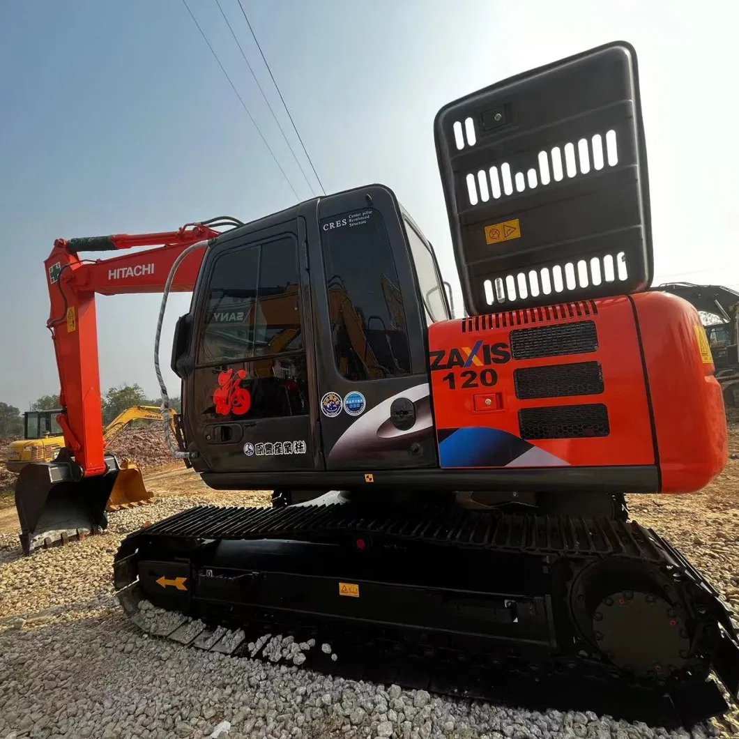 Good Condition, Good Price, Small Used Excavator Hitachi 120 Durable and Reliable for Sale