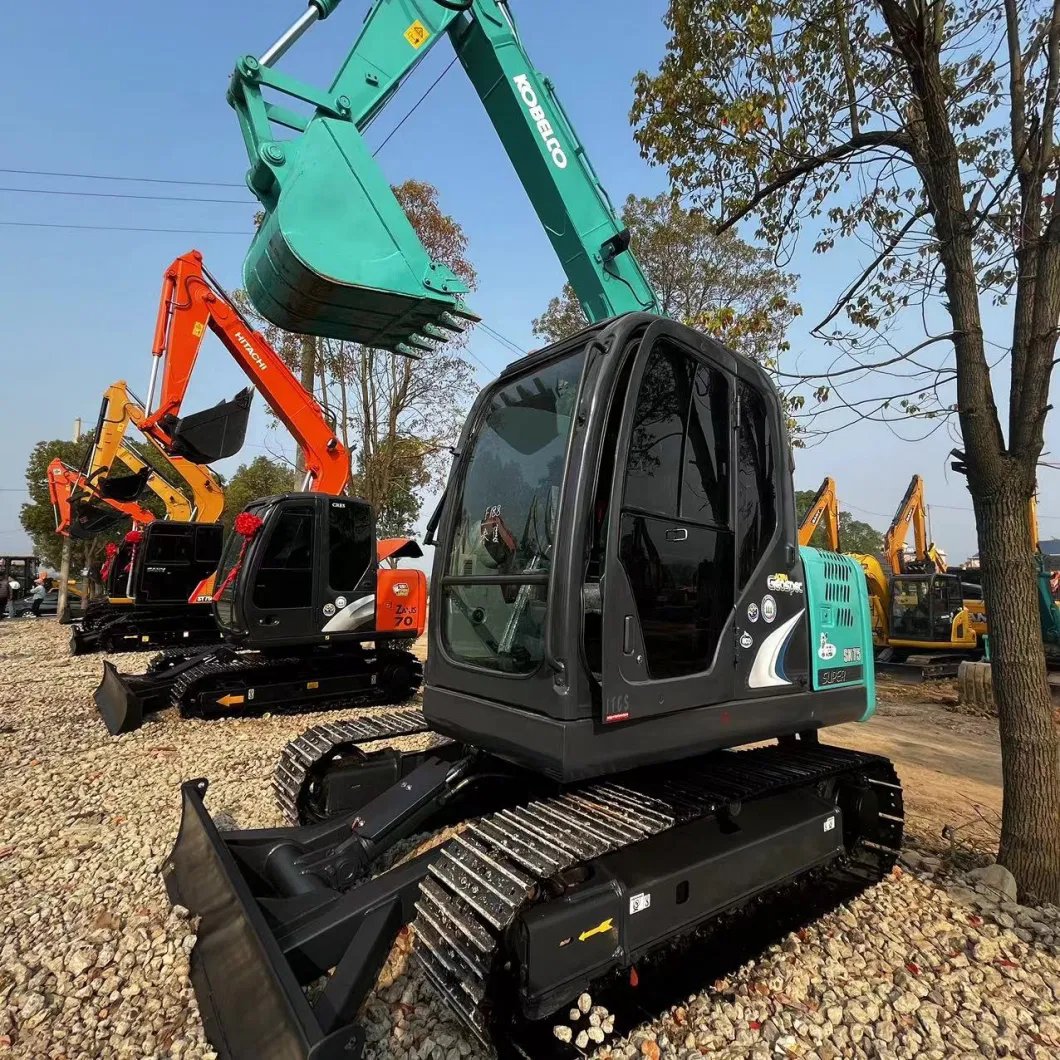 Second-Hand Excavator Kobelco 75 Seven-Ton Excavator Cheap Price Mini Excavator