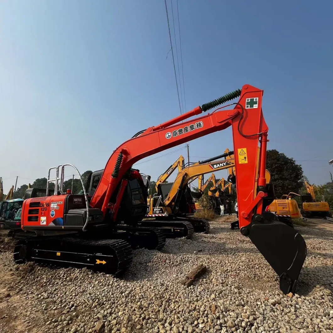Good Condition, Good Price, Small Used Excavator Hitachi 120 Durable and Reliable for Sale